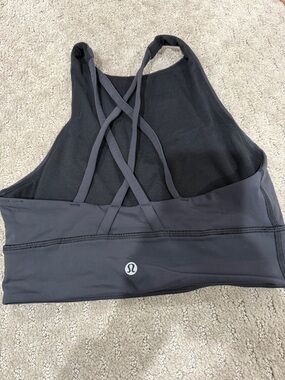 lululemon athletica Black Crisscross Back Sports Bra